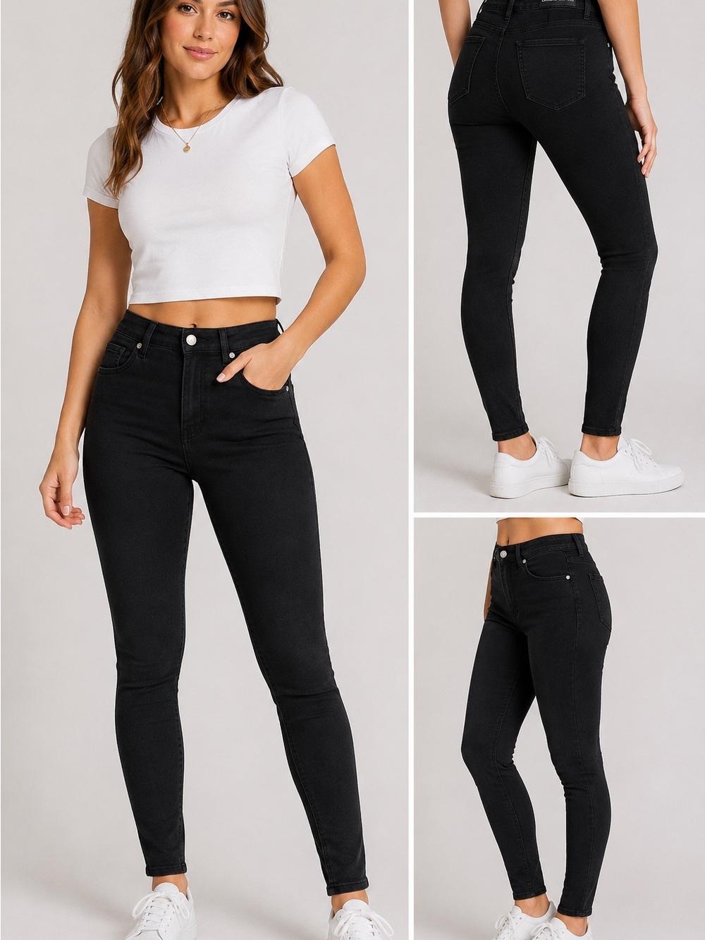 Express Black High Rise Legging Jeans Women’s Size 2R Stretch Skinny Denim
